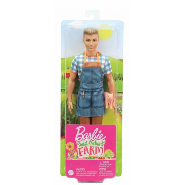 MATTEL GJB62 - Barbie - „Spaß auf dem Bauernhof” Ken Puppe