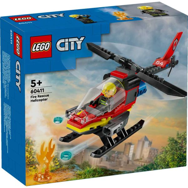 LEGO 60411 - City Feuerwehr - Feuerwehrhubschrauber