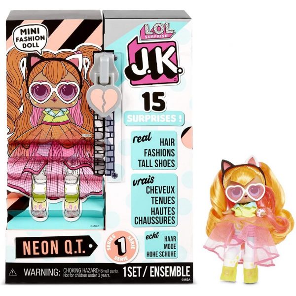 MGA 570776E7C - L.O.L. Surprise - Fashion Surprise J.K. Doll- Neon Q.T.