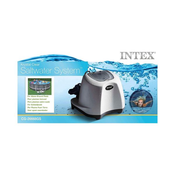 INTEX 26668GS - Poolzubehör - Pumpe Krystal Clear Salzwassersystem - bis 26.500L