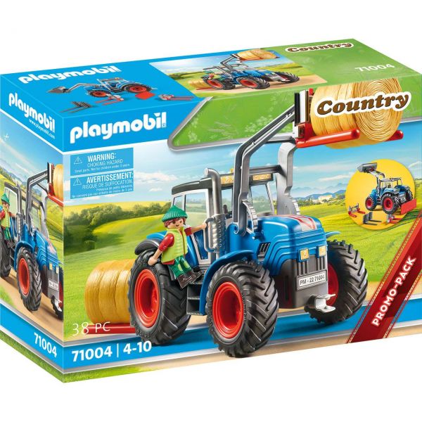 PLAYMOBIL 71004 - Country - Großer Traktor mit Zubehör