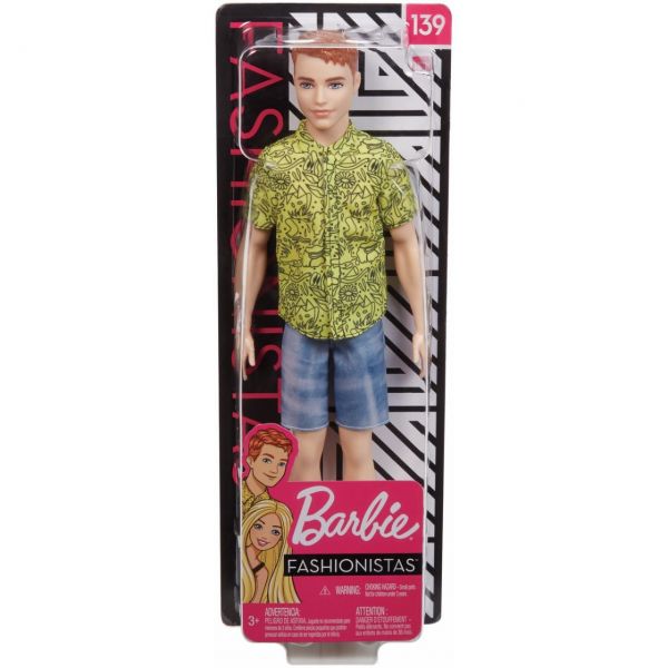 MATTEL GHW67 - Barbie - Fashionistas Ken Puppe (rothaarig)