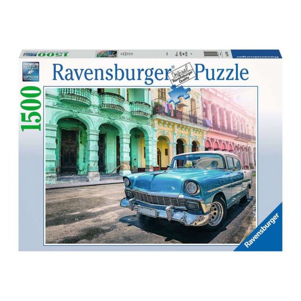 RAVENSBURGER 16710 - Puzzle - Cuba Cars, 1500 Teile