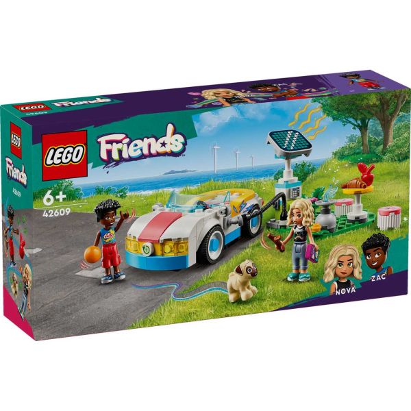 LEGO 42609 - Friends - E-Auto mit Ladestation