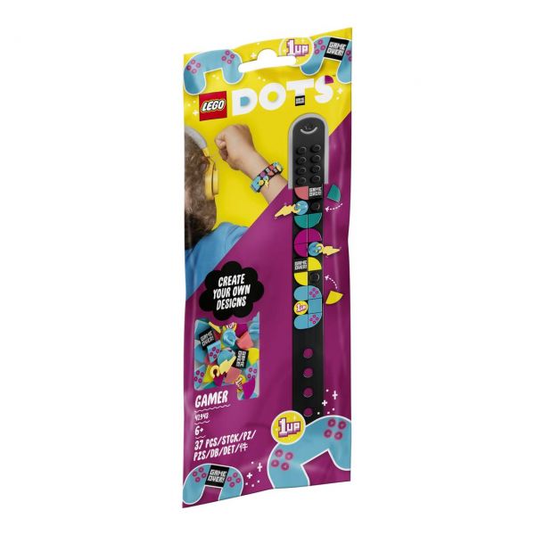 LEGO 41943 - DOTS - Gaming Armband mit Anhängern
