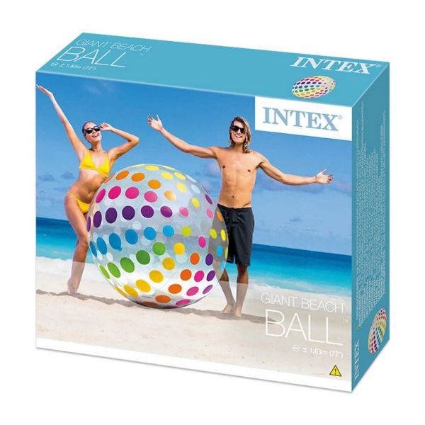 INTEX 58097NP - Wasserspielzeug - Großer Strandball, 183cm