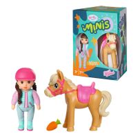 Zapf Creation 906149 - BABY born Minis - Playset Horse Fun Set mit Kim