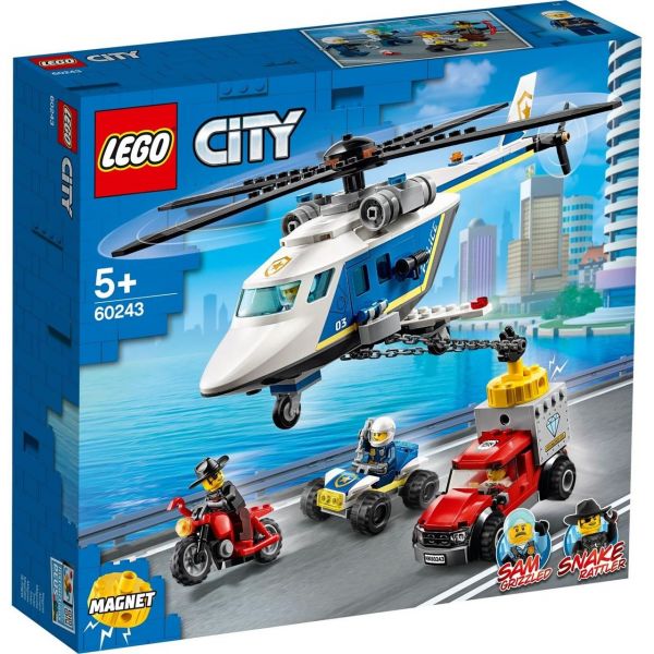 LEGO 60243 - City Polizei - Verfolgungsjagd mit dem Polizeihubschrauber