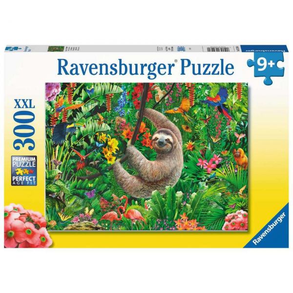 RAVENSBURGER 13298 - Puzzle - Gemütliches Faultier, 300 Teile XXL