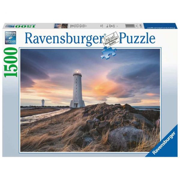 RAVENSBURGER 17106 - Puzzle - Leuchtturm von Akranes, Island, 1500 Teile