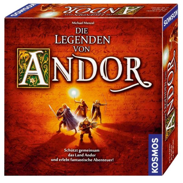 KOSMOS 691745 - Die Legenden von Andor, Kennerspiel des Jahres 2013