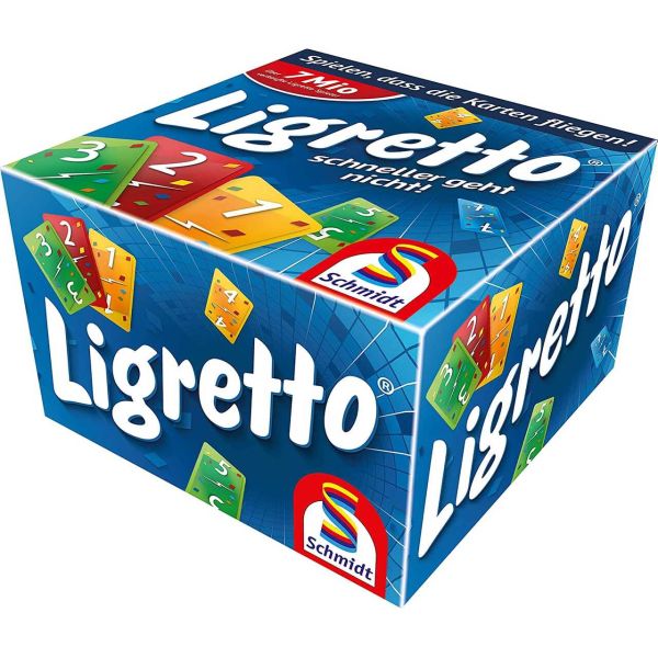 SCHMIDT 1101 - Familienspiel - Ligretto® blau