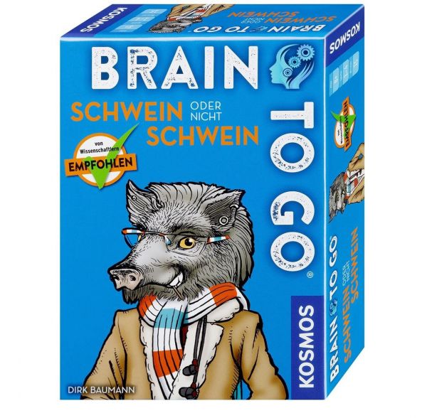 KOSMOS 690823 - Mitbringspiel - Brain to go - Schwein oder nicht Schwein