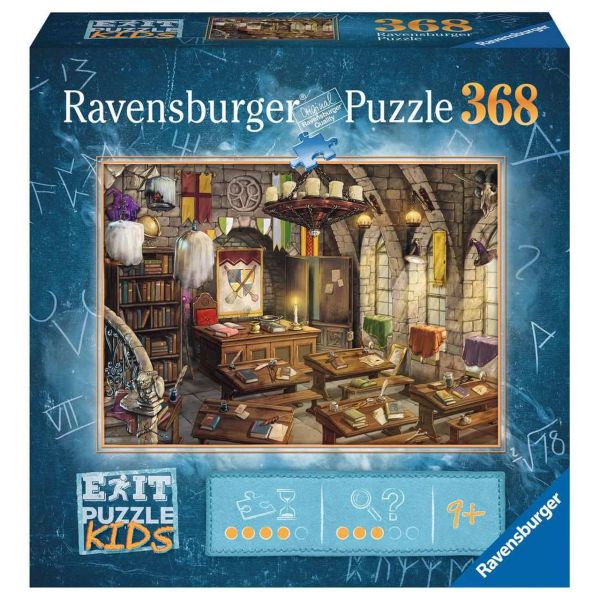 RAVENSBURGER 13302 - Puzzle - Exit Kids: In der Zauberschule, 368 Teile