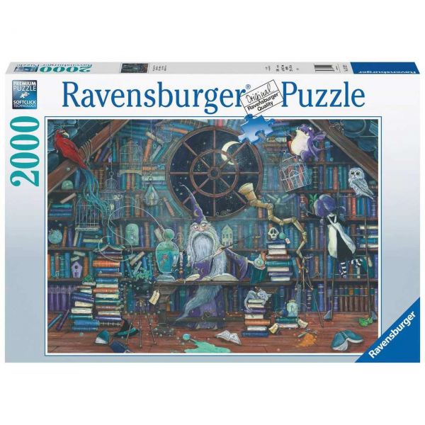 RAVENSBURGER 17112 - Puzzle - Der Zauberer Merlin, 2000 Teile